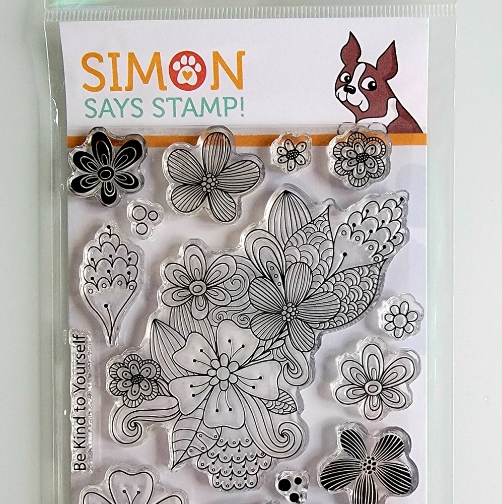 Simon Says Spring Flower Burst Clear Stamp Set